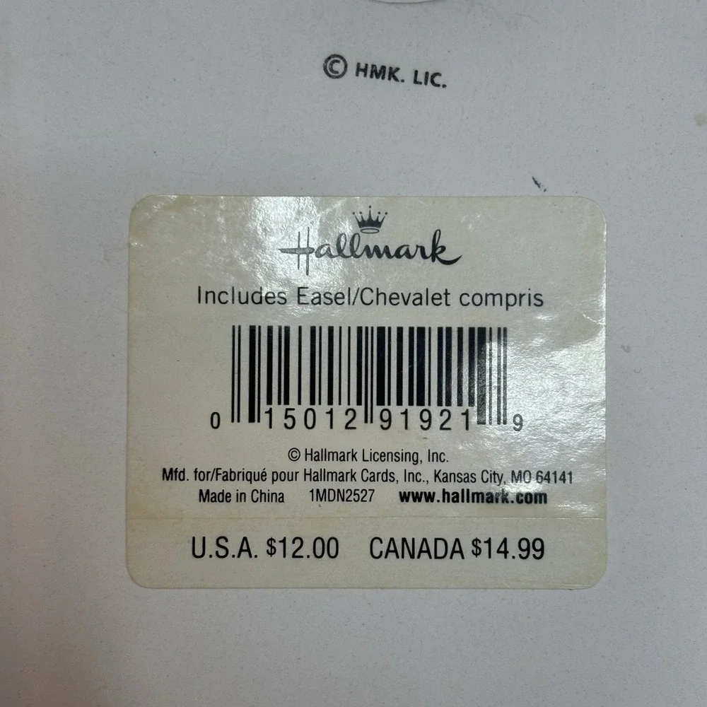 Y2K Hallmark Vintage Ceramic Plaque Be Kind Believe‎ Cottage Grandmacore Decor